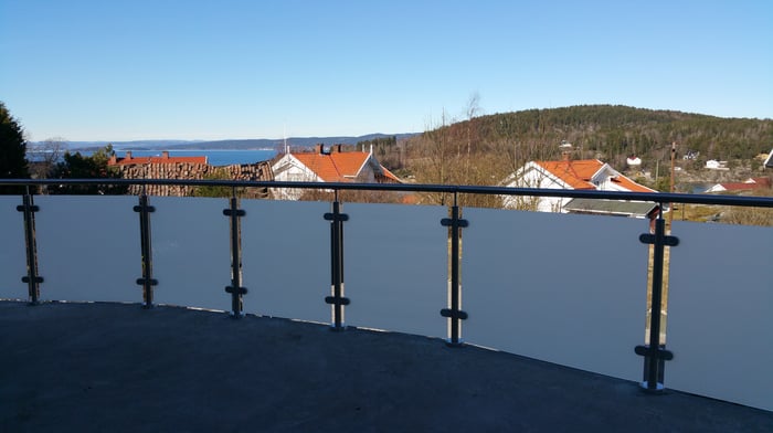 Rekkverk glass