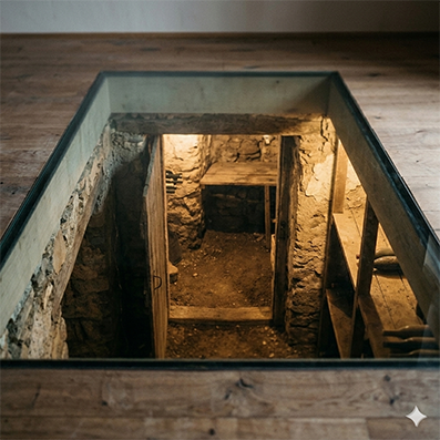 Glass-i-gulv